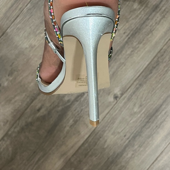 Steve madden rhinestone strappy heels 11 - Picture 4 of 7